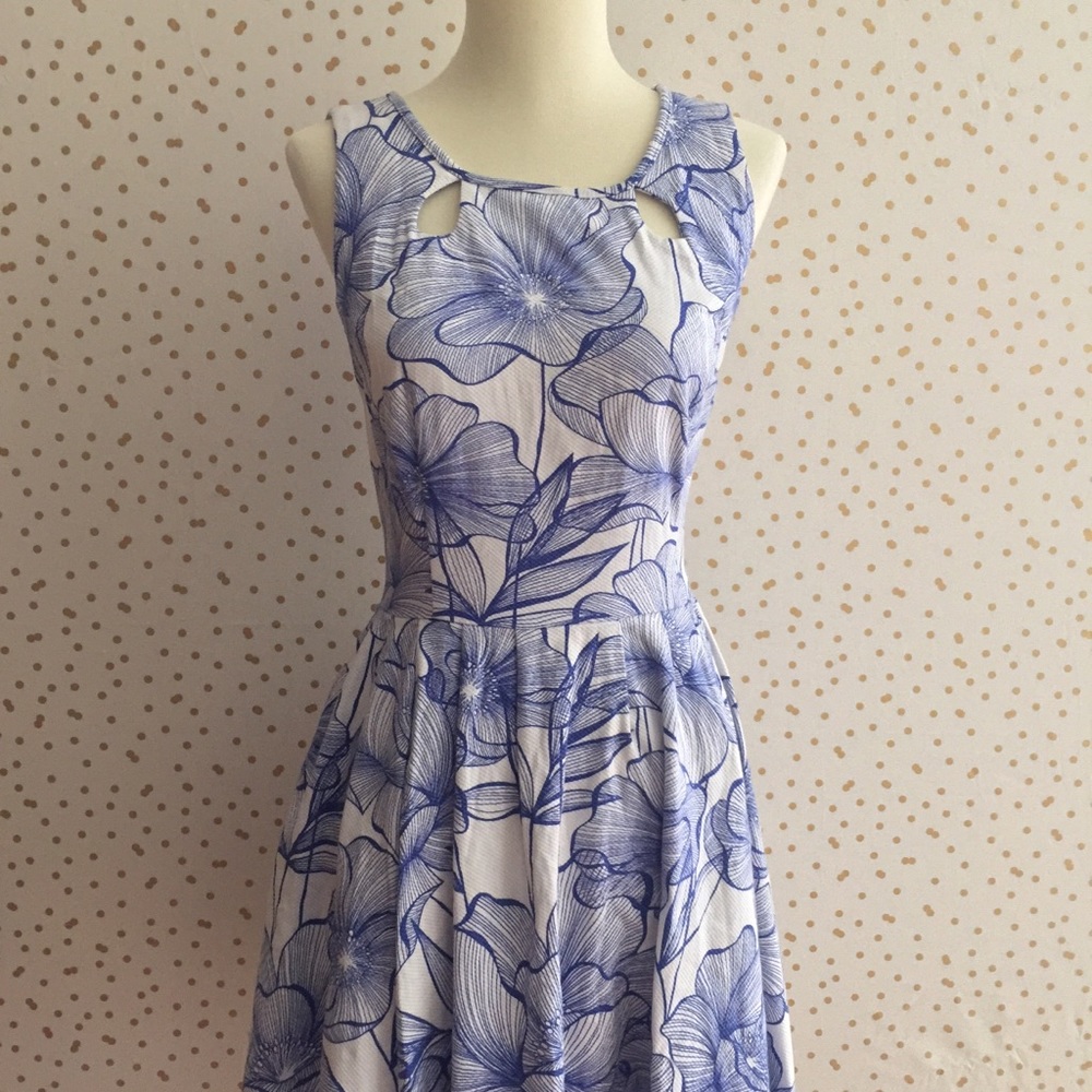Sleeveless Fit & Flare Dress